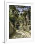 In the Shadow of an Italian Pergola, A Warm Afternoon in Anacapri-Peder Mork Monsted-Framed Giclee Print