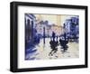 In the Shadows- Venice (W/C on Paper)-Laurence Fish-Framed Giclee Print