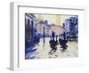 In the Shadows- Venice (W/C on Paper)-Laurence Fish-Framed Giclee Print