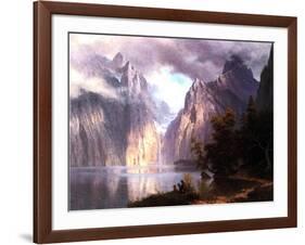 In the Sierra Nevada, C.1861-Albert Bierstadt-Framed Giclee Print