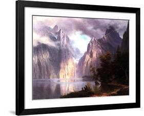 In the Sierra Nevada, C.1861-Albert Bierstadt-Framed Giclee Print