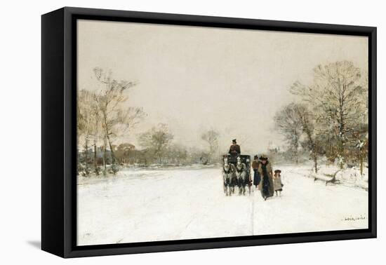 In the Snow-Luigi Loir-Framed Stretched Canvas