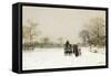 In the Snow-Luigi Loir-Framed Stretched Canvas