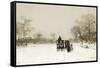 In the Snow-Luigi Loir-Framed Stretched Canvas