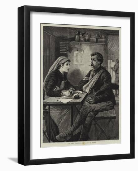 In the Soudan, a Letter Home-Charles Joseph Staniland-Framed Giclee Print