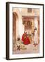 In the Souk by Giulio Rosati-Giulio Rosati-Framed Giclee Print