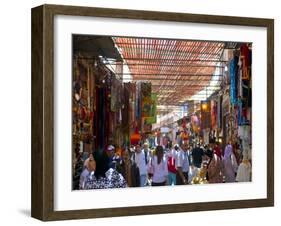 In the Souk, Marrakech, Morocco, North Africa, Africa-Michael Runkel-Framed Photographic Print