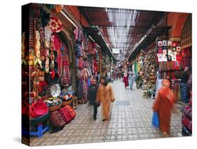 In the Souk, Marrakech, Morocco, North Africa, Africa-Gavin Hellier-Stretched Canvas