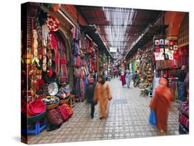 In the Souk, Marrakech, Morocco, North Africa, Africa-Gavin Hellier-Stretched Canvas