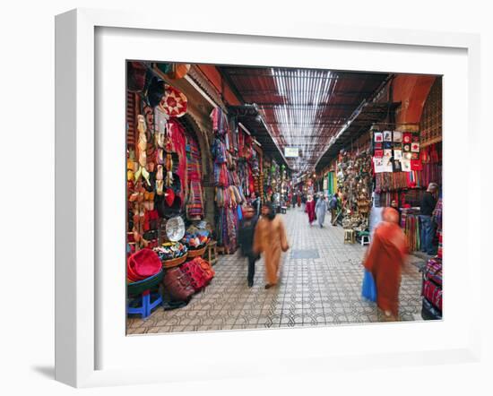 In the Souk, Marrakech, Morocco, North Africa, Africa-Gavin Hellier-Framed Photographic Print