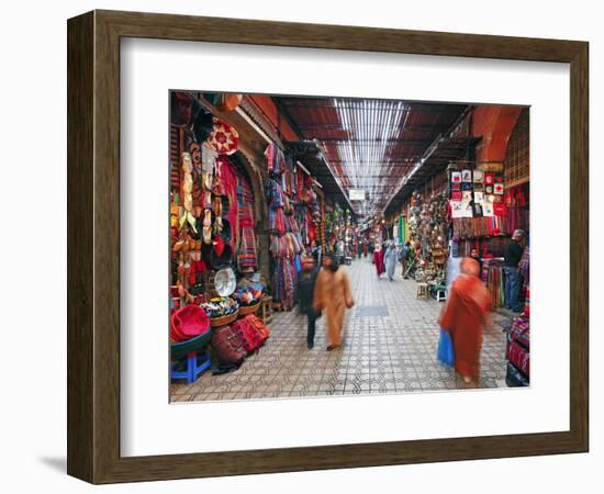 In the Souk, Marrakech, Morocco, North Africa, Africa-Gavin Hellier-Framed Photographic Print