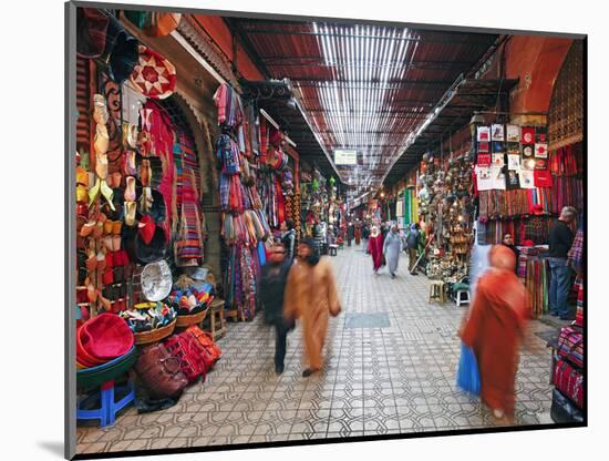 In the Souk, Marrakech, Morocco, North Africa, Africa-Gavin Hellier-Mounted Photographic Print