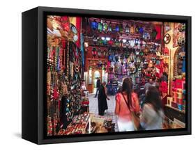 In the Souk, Marrakech, Morocco, North Africa, Africa-Gavin Hellier-Framed Stretched Canvas