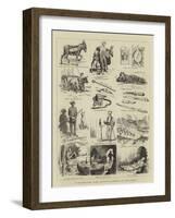 In the Spanish Black Country, Sketches in an Andalusian Lead Mining District-Alfred Chantrey Corbould-Framed Giclee Print