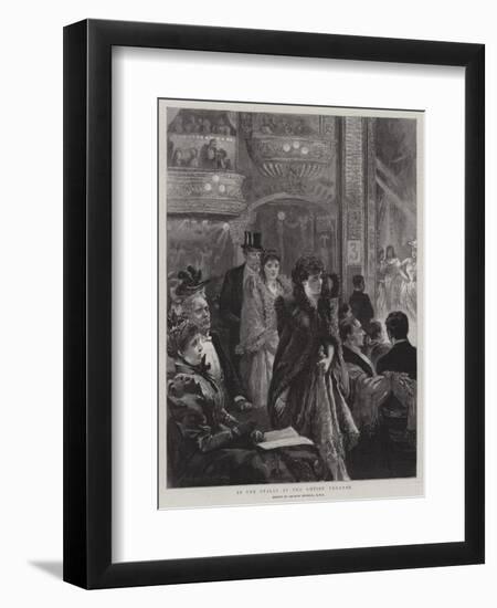 In the Stalls at the Empire Theatre-Arthur Hopkins-Framed Giclee Print