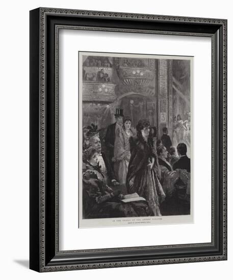 In the Stalls at the Empire Theatre-Arthur Hopkins-Framed Giclee Print