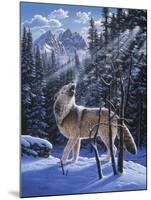 In the Still of the Tetons-R.W. Hedge-Mounted Giclee Print