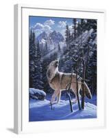 In the Still of the Tetons-R.W. Hedge-Framed Giclee Print