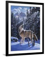 In the Still of the Tetons-R.W. Hedge-Framed Giclee Print