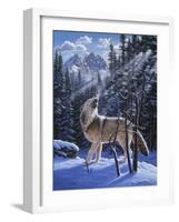 In the Still of the Tetons-R.W. Hedge-Framed Giclee Print