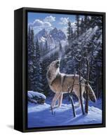 In the Still of the Tetons-R.W. Hedge-Framed Stretched Canvas