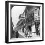 In the Street of the Tea Houses, Shanghai, China, 1901-Underwood & Underwood-Framed Photographic Print