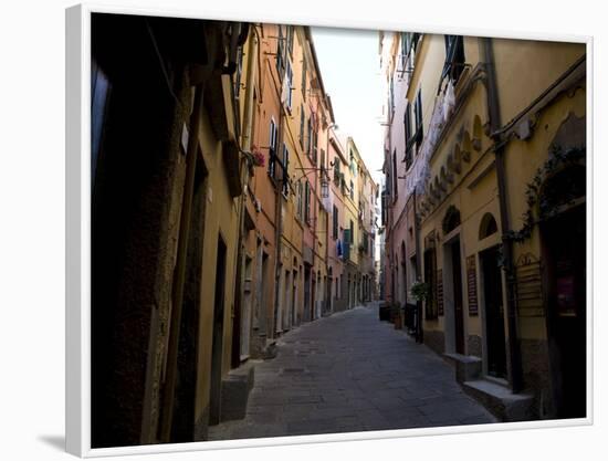 In the Streets of Portovenere, Liguria, Italy, Europe-Oliviero Olivieri-Framed Photographic Print
