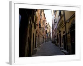 In the Streets of Portovenere, Liguria, Italy, Europe-Oliviero Olivieri-Framed Photographic Print