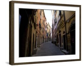 In the Streets of Portovenere, Liguria, Italy, Europe-Oliviero Olivieri-Framed Photographic Print