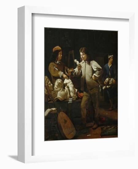 In the Studio, 1652-Michael Sweerts-Framed Premium Giclee Print