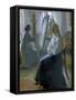 In the Studio, Anna Ancher, the Artist's Wife Painting-Michael Peter Ancher-Framed Stretched Canvas