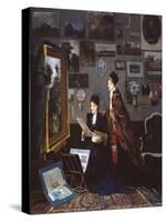 In the Studio-Alfred Stevens-Stretched Canvas