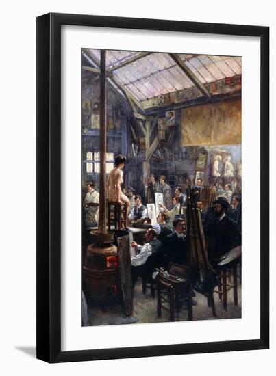 In the Studio-Albert Lynch-Framed Giclee Print