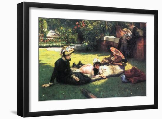 In The Sun-James Tissot-Framed Art Print