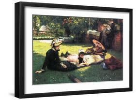 In The Sun-James Tissot-Framed Art Print