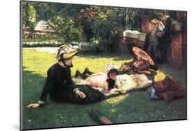 In The Sun-James Tissot-Mounted Art Print