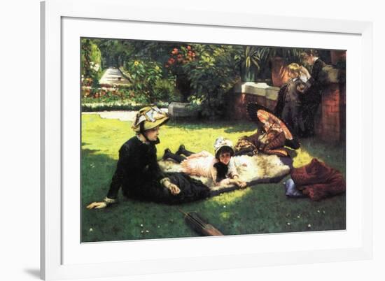 In The Sun-James Tissot-Framed Art Print