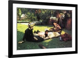 In The Sun-James Tissot-Framed Art Print