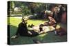 In The Sun-James Tissot-Stretched Canvas