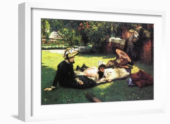 In The Sun-James Tissot-Framed Art Print