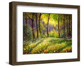 In the Sunny Forest-Valery Rybakow-Framed Art Print