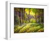 In the Sunny Forest-Valery Rybakow-Framed Art Print