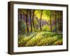 In the Sunny Forest-Valery Rybakow-Framed Art Print