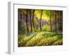 In the Sunny Forest-Valery Rybakow-Framed Art Print