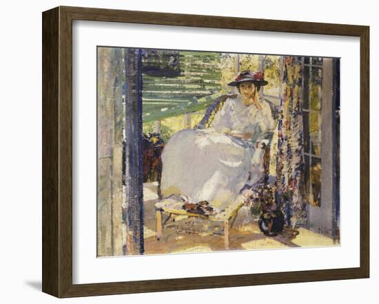 In the Sunroom-Richard Edward Miller-Framed Giclee Print