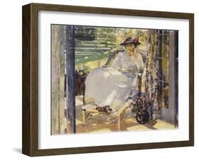 In the Sunroom-Richard Edward Miller-Framed Giclee Print