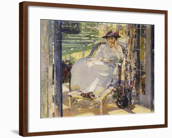 In the Sunroom-Richard Edward Miller-Framed Giclee Print