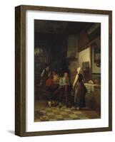 In the Tavern, 1876-Eugène Boudin-Framed Giclee Print
