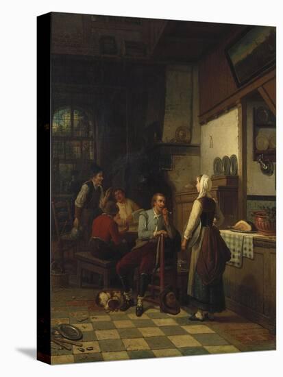 In the Tavern, 1876-Henri De Braekeleer-Stretched Canvas