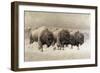 In the Teeth of the Blizzard-E.w. Lenders-Framed Giclee Print